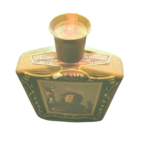 Jim Beam 8 Year Old Vintage Collectible Decanter Bottle Whiskey Barware THB101 - Picture 2 of 4